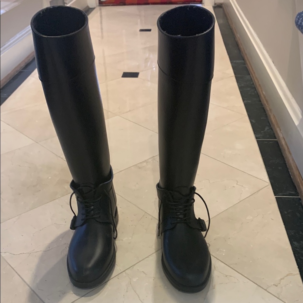 Elegant Black Tall Boots
